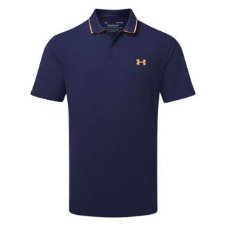 Under Armour Iso-Chill Golf Polo Shirt Midnight/Flare Orange 1377364-411
