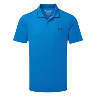 Under Armour Iso-Chill Golf Polo Shirt Tech Blue/Black 1377364-432