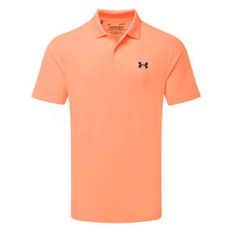 Under Armour Performance 3.0 Golf Polo Shirt Flare Orange/Midnight Navy 1377374-897