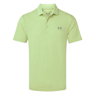 Under Armour Playoff 3.0 Check Jaquard Golf Polo Shirt Retro Green/White/Forest Green 1387131-383