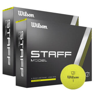 Wilson Staff Model Golf Balls (Double Dozen) Yellow