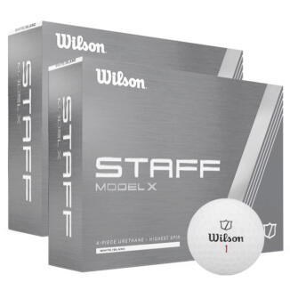 Wilson Staff Model X Golf Balls (Double Dozen) White