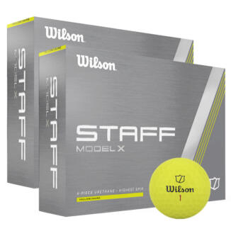 Wilson Staff Model X Golf Balls (Double Dozen) Yellow