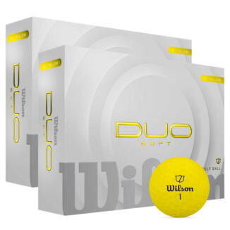 Wilson Duo Soft Golf Balls (Double Dozen) Yellow