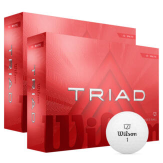 Wilson Triad Golf Balls (Double Dozen) White