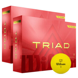 Wilson Triad Golf Balls (Double Dozen) Yellow