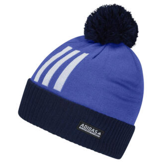 adidas Pom 3 Stripe Golf Beanie Cobalt Blue/Crew Navy IT5280