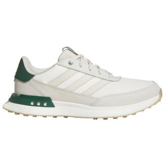 adidas S2G SL Leather Golf Shoes Off White/Alumina/Collegiate Green IH8522