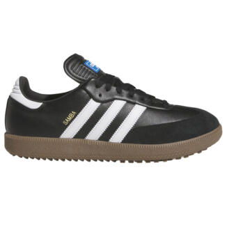 adidas Samba Lux Spikeless Golf Shoes Black/White/Gum 5 JH6150