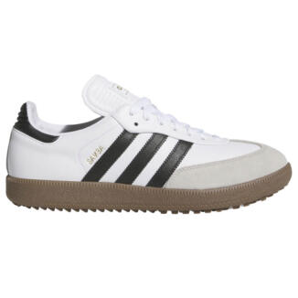 adidas Samba Lux Spikeless Golf Shoes White/Black/Gum 5 JH6149