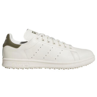 adidas Stan Smith Lux Spikeless Golf Shoes Off White/Olive/Off White JH6156