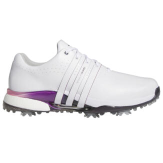 adidas Tour 360 Golf Shoes White/Shadow Fig/Aurora Black IE3366