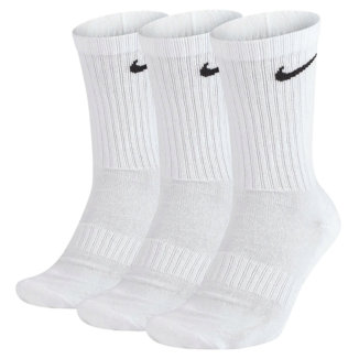 Nike Everyday Cushioned Crew Golf Socks (3 Pack) White SX7664-100