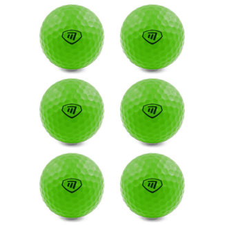 Masters Lite Foam Practice Balls (6 Pack) Green