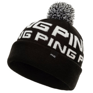 Ping Logo II Bobble Golf Beanie Black P03529-090