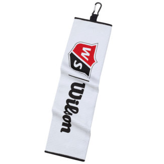 Wilson Tri-Fold Golf Towel White