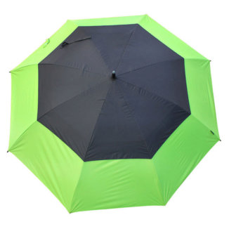 TourDri 64 Inch Gust Resistant Golf Umbrella Lime/Black