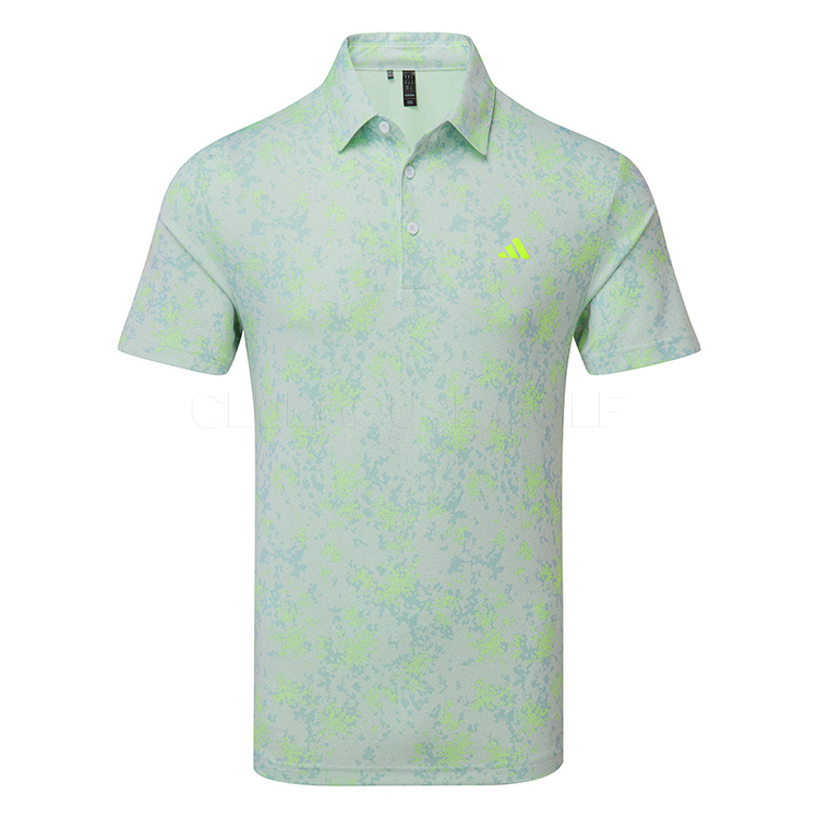 adidas Jacquard Golf Polo Shirt - White