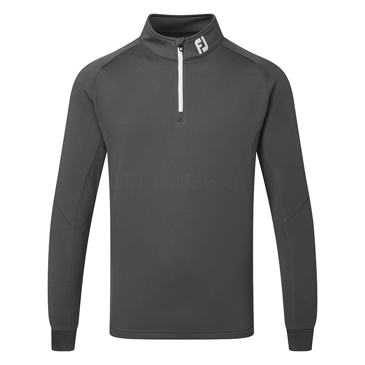 FootJoy Chill-Out 1/4 Zip Golf Pullover Charcoal - Clubhouse Golf