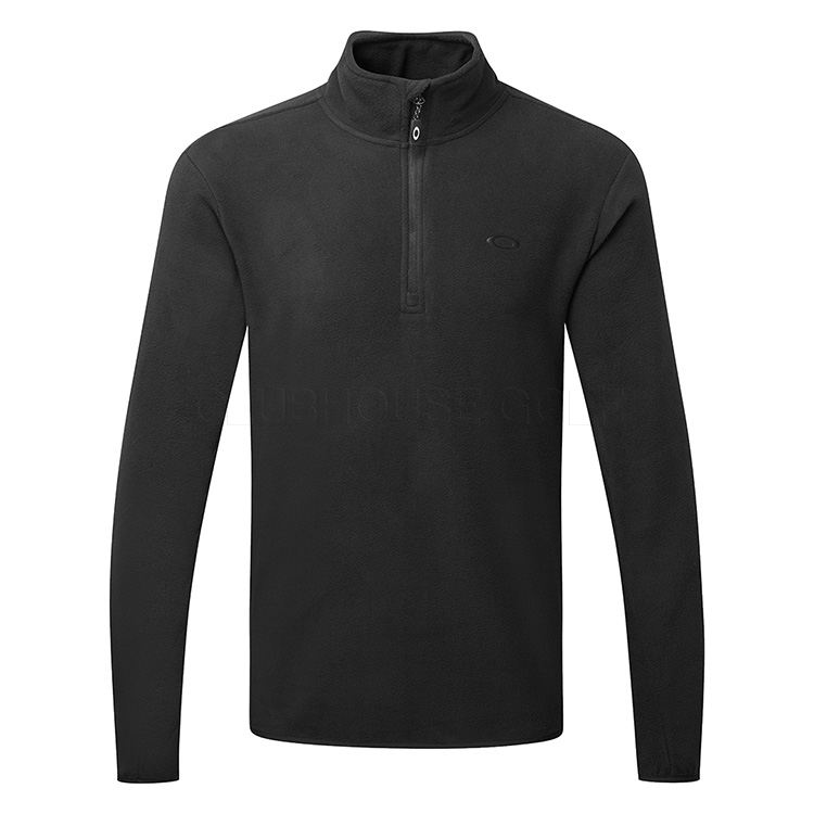 Oakley Maple Ridge 1/2 Zip Fleece Golf Pullover Blackout - Clubhouse Golf