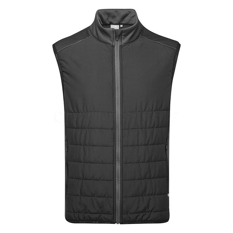 Ping Arlo Thermal Golf Wind Vest Black/Asphalt - Clubhouse Golf