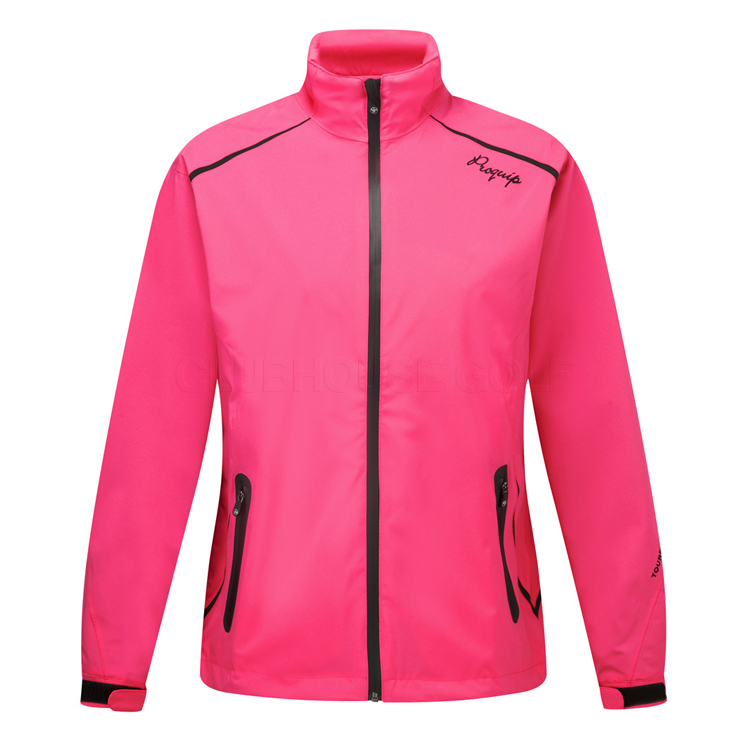 ProQuip Ladies Grace TourFlex 360 Waterproof Jacket Pink/Black ...