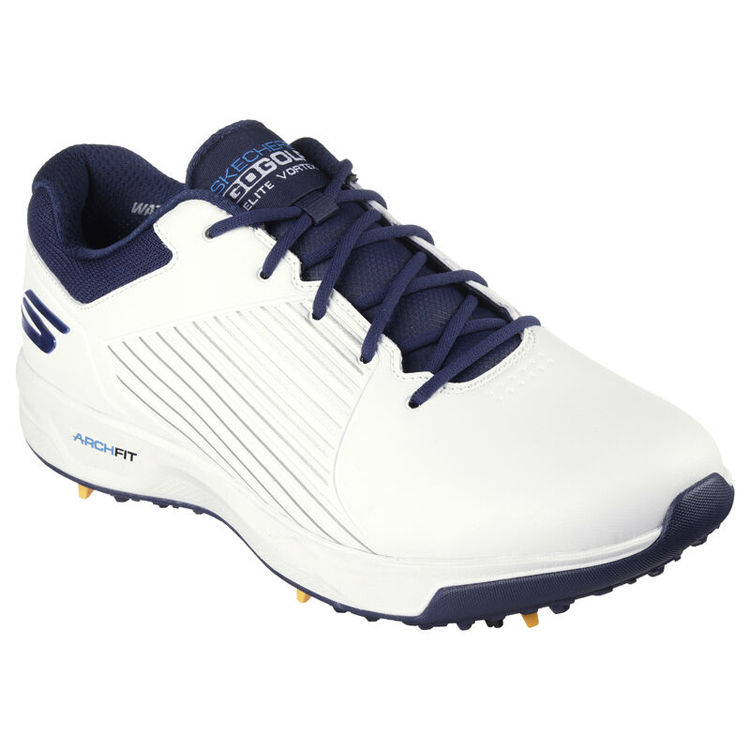 Skechers Go Golf Elite Vortex Golf Shoes White/Navy - Clubhouse Golf