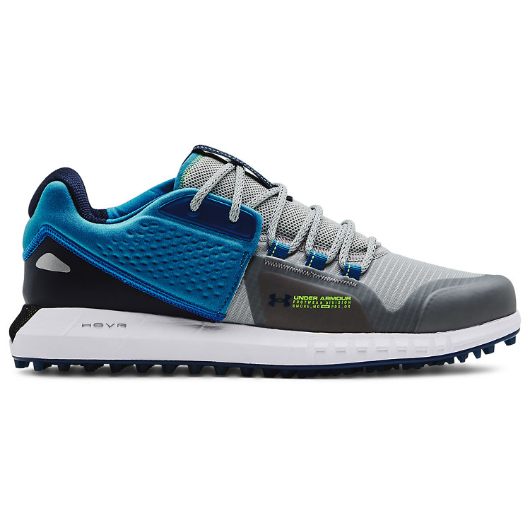 under armour blue golf shoes