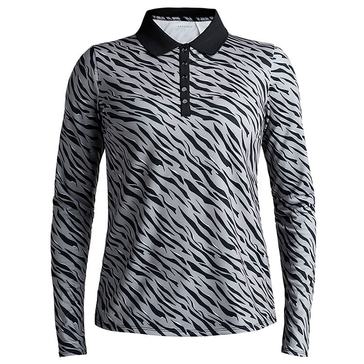 ladies black golf tops