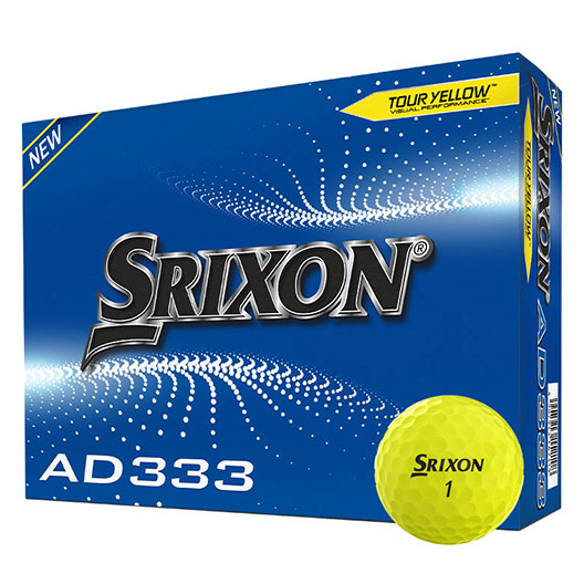 Srixon AD333 Balls (Dozen) Yellow