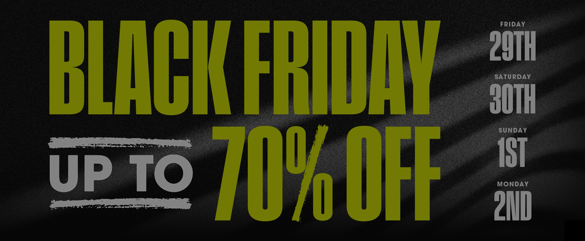 Black Friday - Up To 70% Off