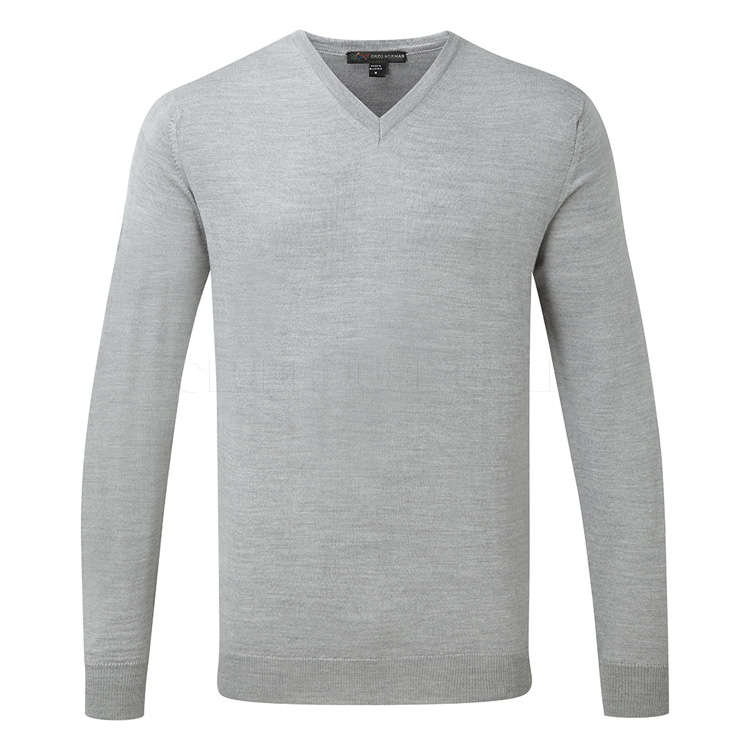 grey golf sweater