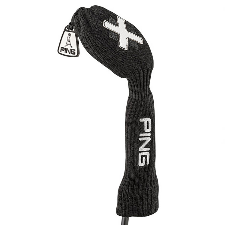 Ping Knit Hybrid Headcover Black Clubhouse Golf